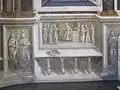 Dispute of St. Augustine with painted books (monochrome)