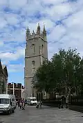 The 14th-century tower