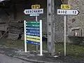Intersection at Loulans Verchamp