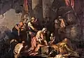 Liriope Bringing Narcissus before Tiresias, Giulio Carpioni