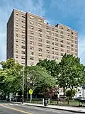 Carroll Tower, an assisted living facility on Smith Street