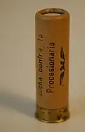 Cartridge[a] of the Spanish forest pest service, to be fired into pine processionary nests, 2016
