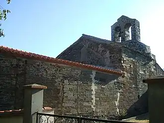 The church of Saint-Martin, in Casefabre