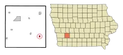 Location in the State of Iowa