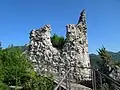 Ruins of the north-facing tower.