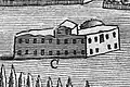 Castle of Jafar Pasha (detail), Tabriz (Jean Chardin, 1673)