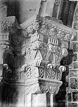 Column of the porch