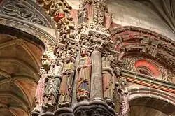 Portico of the Cathedral of Ourense.