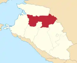 Location in the Kuban Oblast