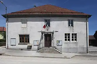 The town hall in Censeau
