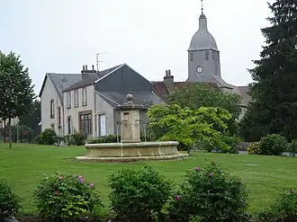 The centre of Moutier-Malcard