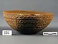 Bowl from a tomb in the necropolis of Los Millares (Almería), one set of the most important Copper Age in Western Europe.