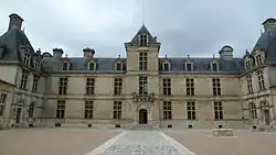 Château de Cadillac, view from the inner courtyard (Gironde).