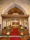 The chancel arch
