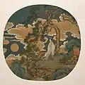 Fan Map of Chang'e in Yuan or Early Ming Dynasty