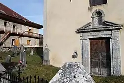 View of the entrance.