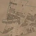 Circa 1865. Extract from the Popp plan.