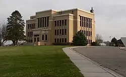 Charles Mix County Courthouse, listed on the National Register of Historic Places (NRHP)