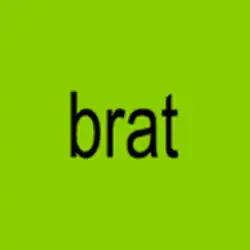 Cover for Charli XCX's album Brat, 2024