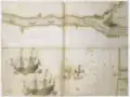 Dutch East India Company merchant ships to Bangkok.
