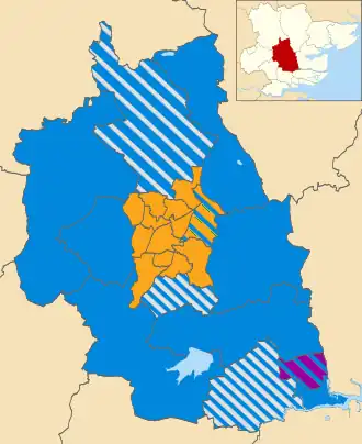 2019 results map