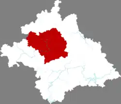 Location in Nanning