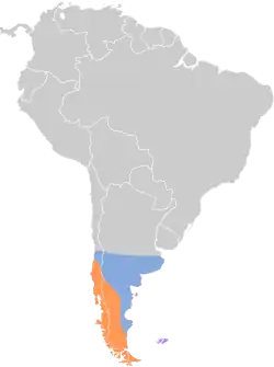 Map of range