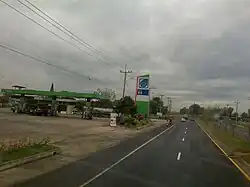 Rural road in Chumphon Buri in 2012