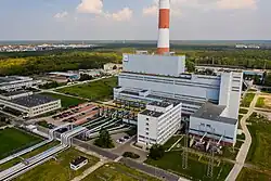 The Kawęczyn Heat Plant located in Kawęczyn, in 2021.