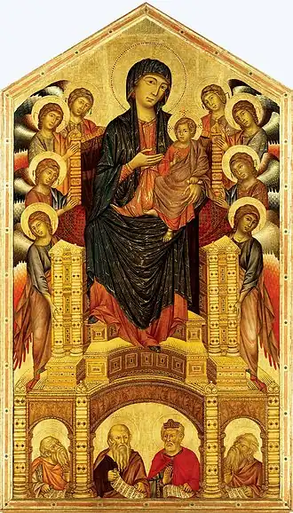 Cimabue, The Trinita Madonna, c.1280
