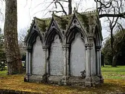 St Dionis Backchurch reburials monument