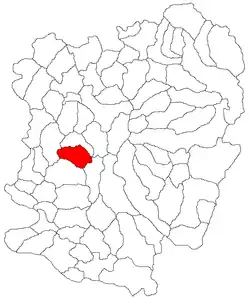 Location in Caraș-Severin County