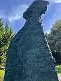 Close-up of Ōwairaka, Statue of a Cloaked Woman, 2024