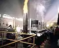 Fire testing materials and structures