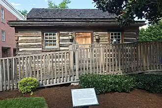 Log cabin built in the mid-1700s at Col Alto