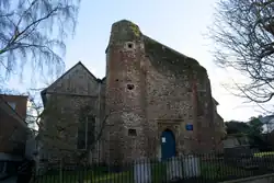 Photograph of the west side of St Martin's church