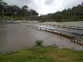 College's Crossing under water in January 2012