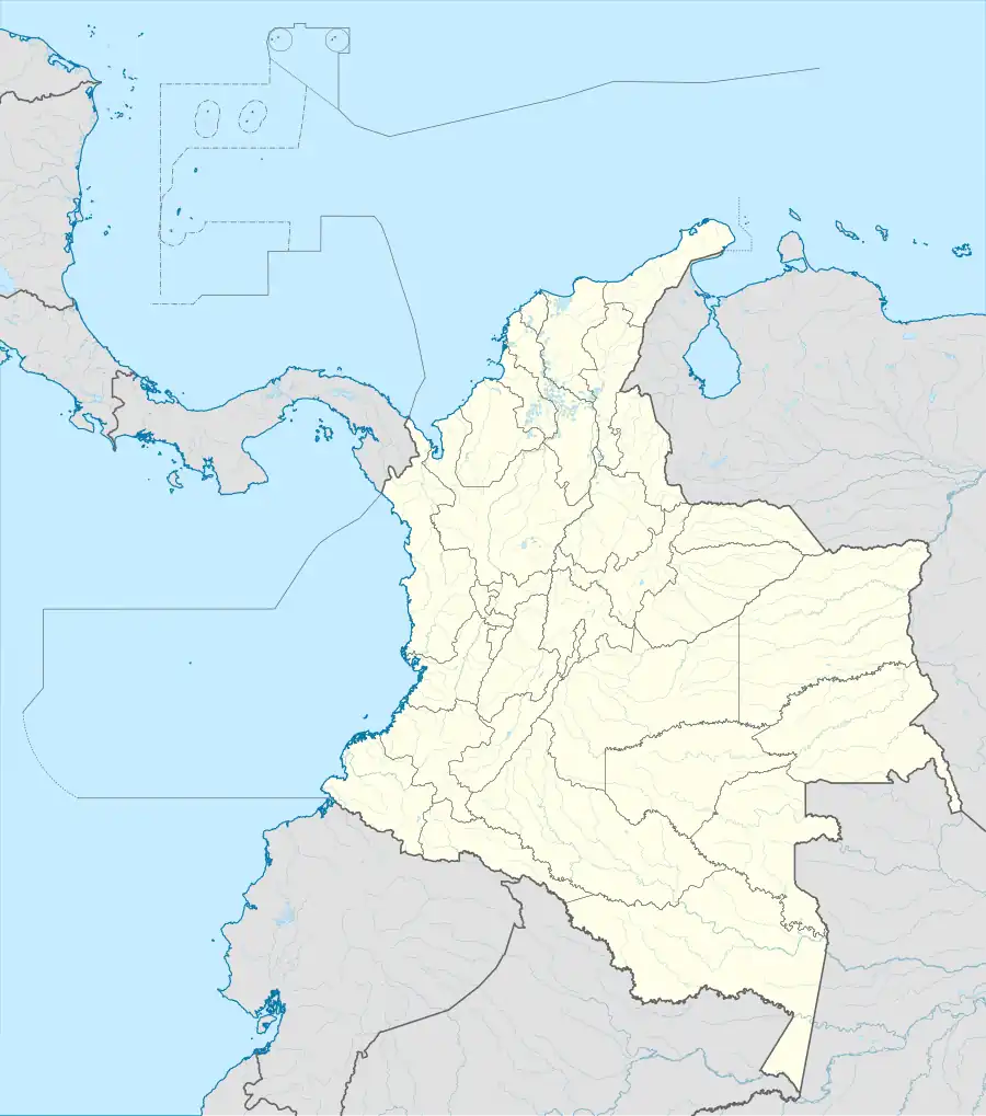 Pacho is located in Colombia