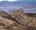 Aerial view of the east aspect of Comanche Point, centered