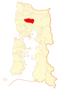 Location of Frutillar in the Lagos Region