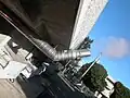 Condensing boiler exhaust