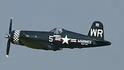 Old plane in flight