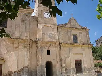 The church in Santo-Pietro-di-Tenda