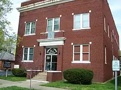 Corydon Lodge Hall, where many Masons who were initial state leaders of Indiana met.