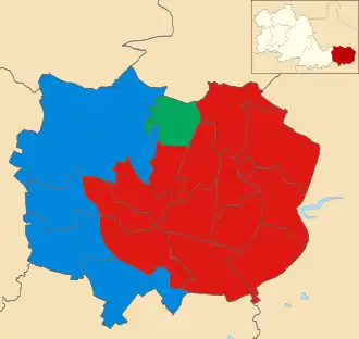 2023 results map