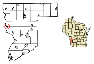 Location of De Soto in Crawford County, Wisconsin.
