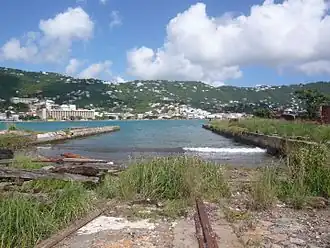 Creque Marine Railway, Hassel Island