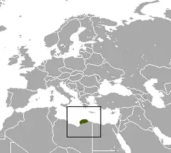 Map of range