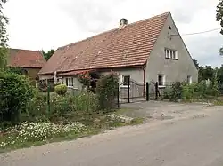 House by a road
