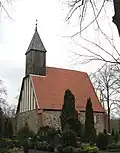 A Picture of the Village Church in Damm Parchim